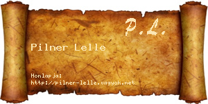 Pilner Lelle névjegykártya